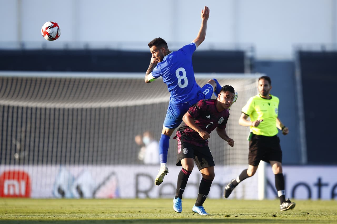 Jesús Angulo anota el único gol del partido y le da la victoria 1-0 al Tri sub-23 sobre Rumania.