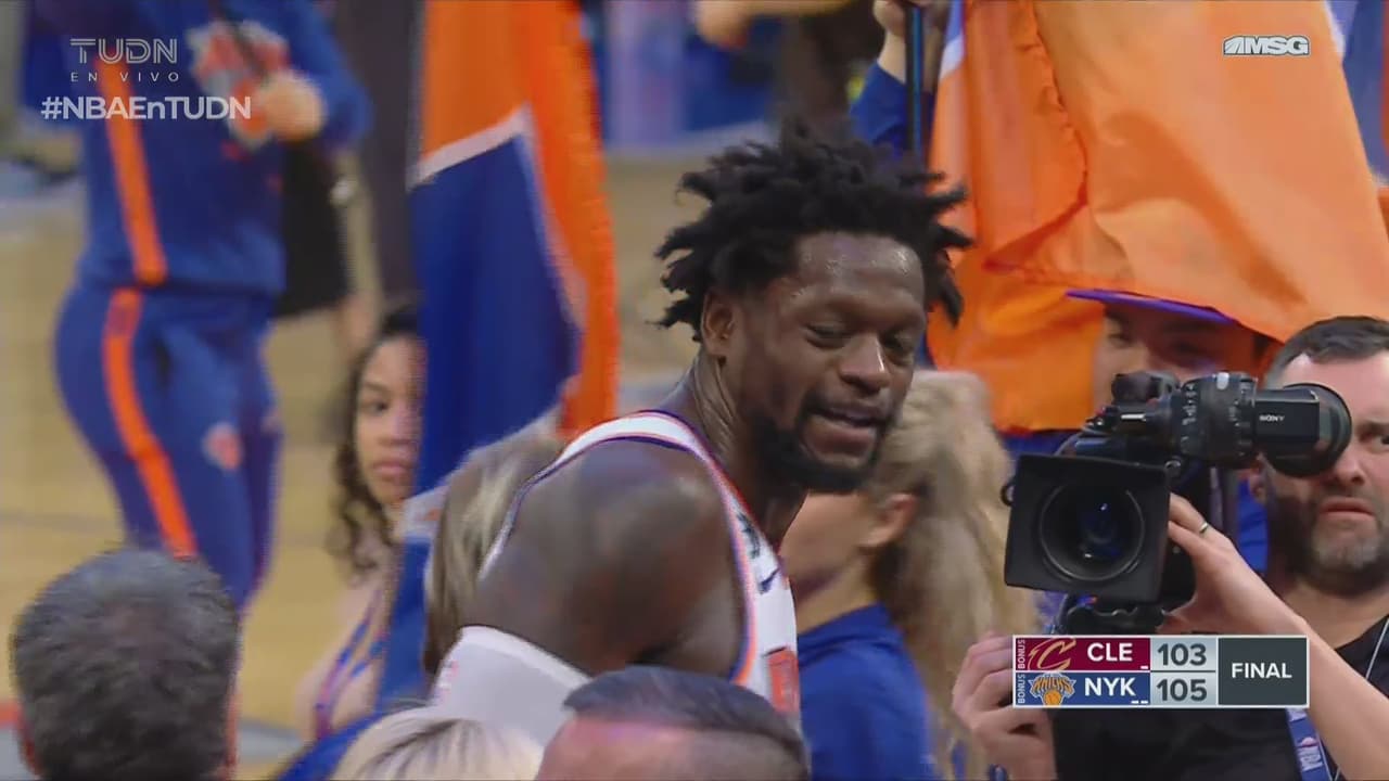 Resumen | Los Knicks le ponen drama y con sufrimiento vencen a Cavaliers