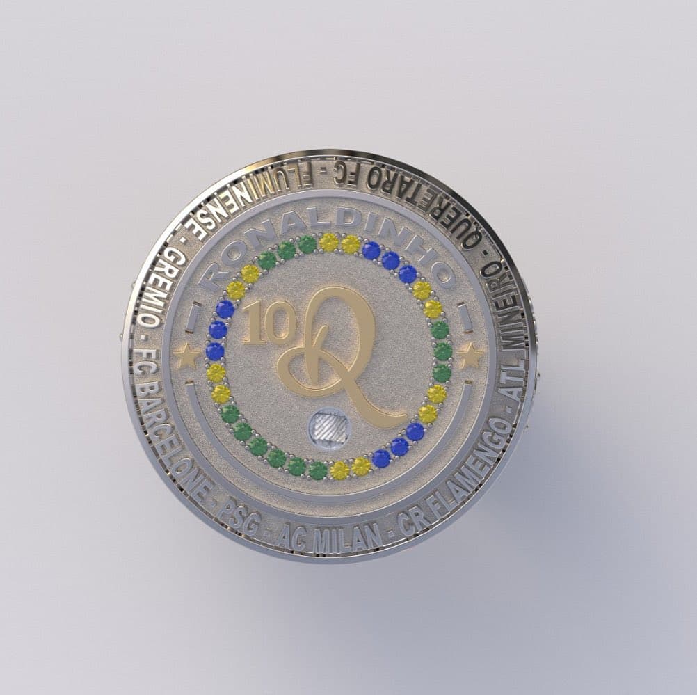 Los anillos personalizados de Neymar, Mbappé y Dinho | Estas son las tremendas joyas personalizadas dignas de la realiza del futbol mundial.