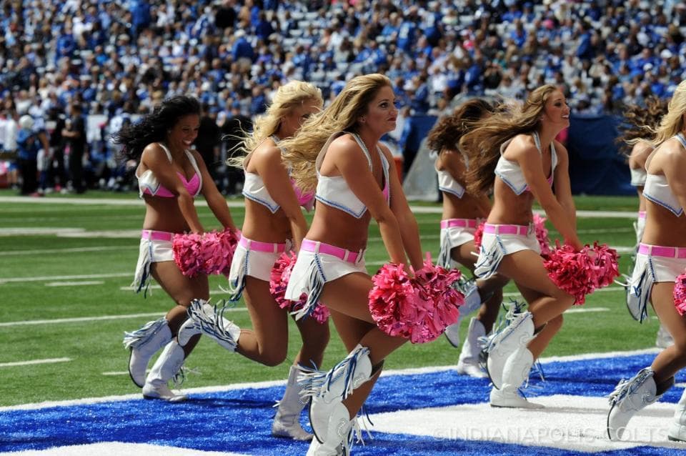 Checa esta belleza de las cheerleaders de los Indianapolis Colts (Foto: Indianapolis Colts)