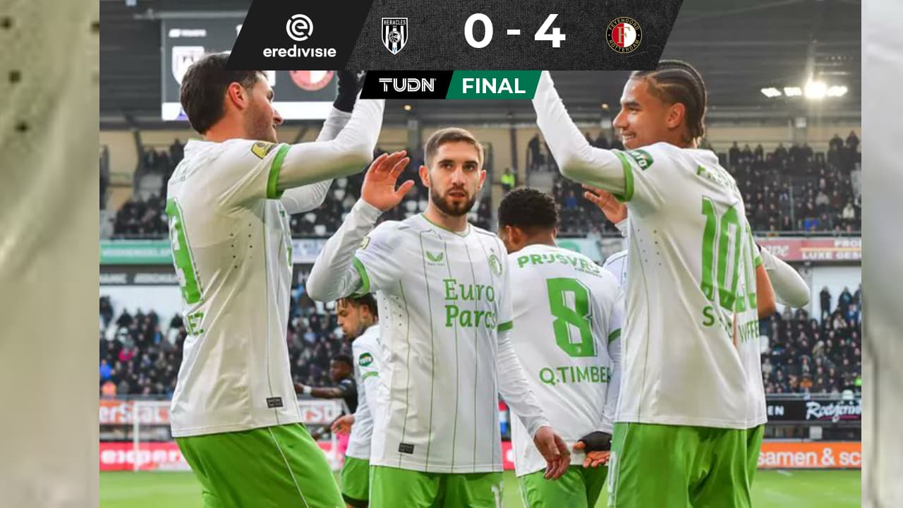 Santi cierra año en Eredivisie con asistencia en goleada del Feyenoord