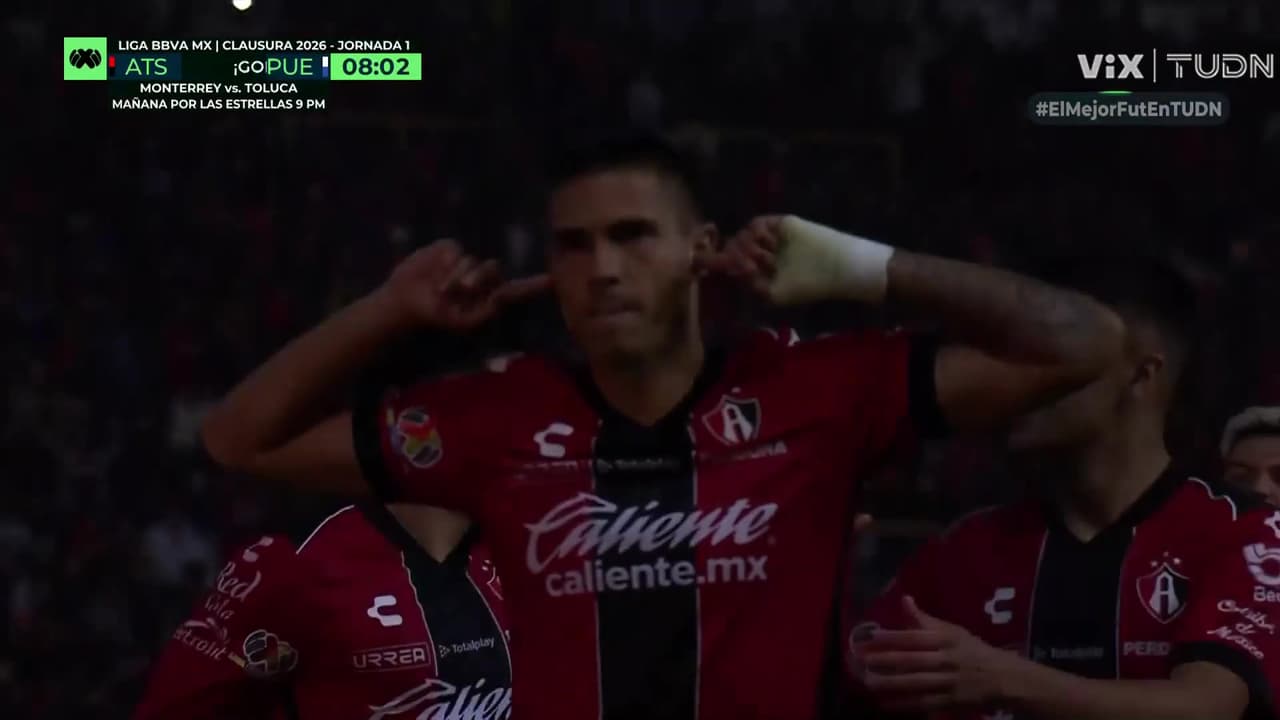 ¡Atlas clava el primer penal del Clausura 2026!
