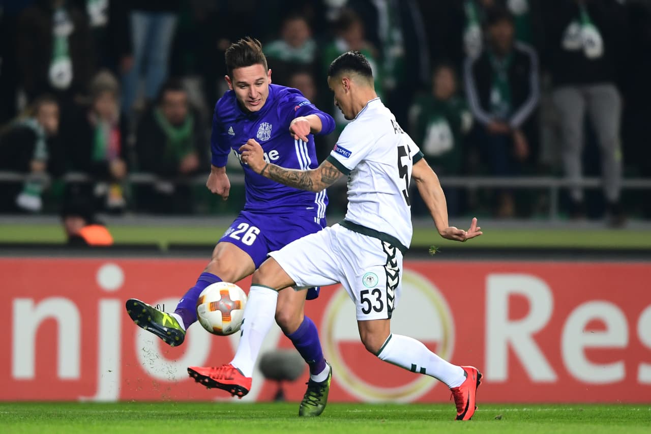 Konyaspor 1-1 Marsella: turcos y franceses no se sacaron diferencias, dejando de esta forma el grupo I abierto para ellos dos y el Vitoria Guimaraes, que aún sigue con posibilidades de avanzar.