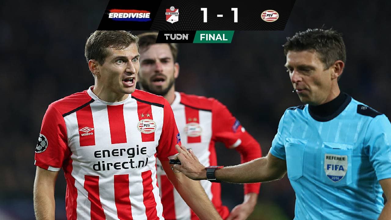 Sin Erick Gutiérrez, PSV empató con el FC Emmen