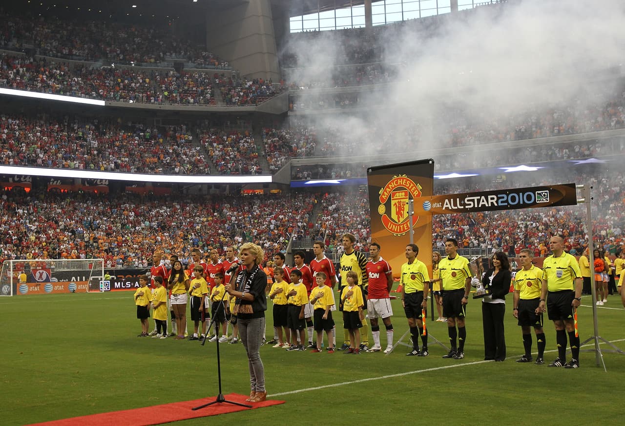 2010 - MLS All Star 2-5 Manchester United: Reliant Stadium (70,728 espectadores)