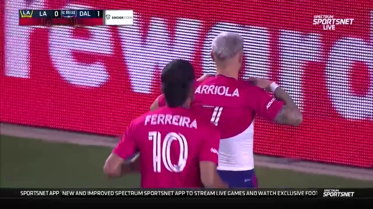 Paul Arriola capitaliza error del Galaxy con el segundo para el FC Dallas