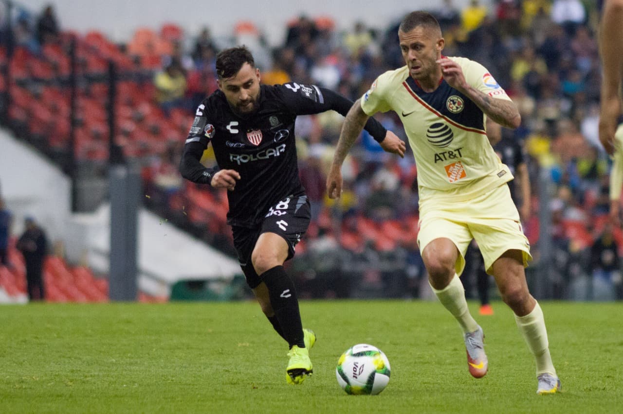 Ciudad de México, 13 de febrero de 2018. , durante el juego de la jornada 7 del torneo Clausura 2018 de la Liga Bancomer MX, entre las Aguilas del América y Monarcas Morelia, celebrado en el estadio Azteca. Foto: Imago7/Andres Gora