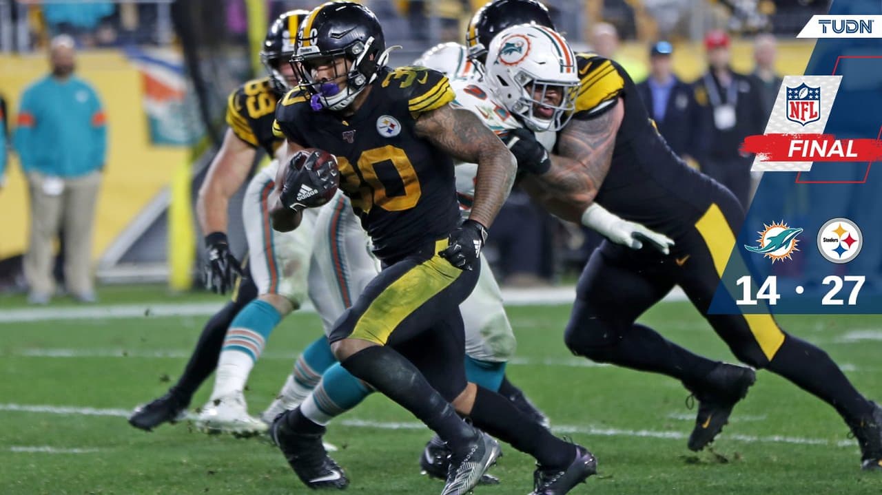 Pittsburgh se sacude mal comienzo para derrotar a los Dolphins