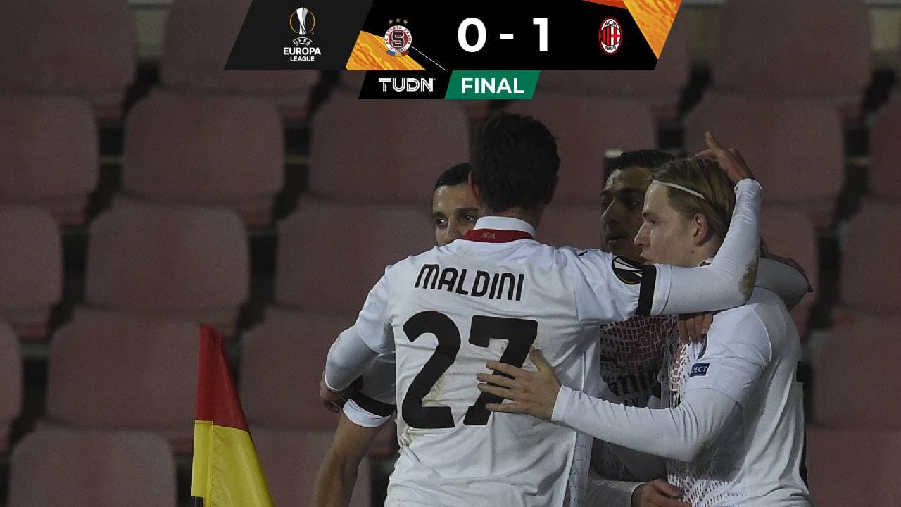 Milán hace la tarea y vence al Sparta Praga para avanzar como primer lugar de grupo