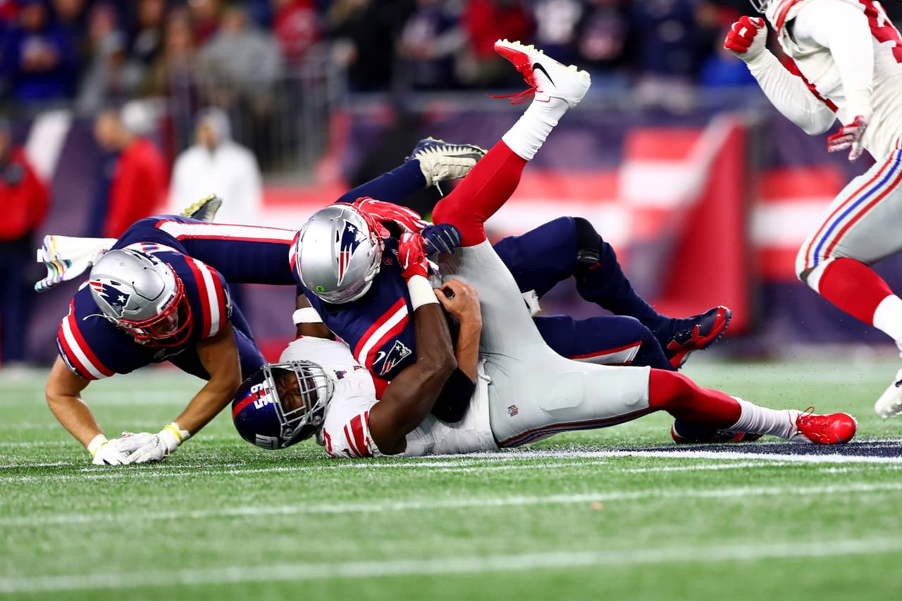 Los Pats siguen con paso perfecto, vencen 35-14 a los New York Giants en el inicio de la Semana 5.