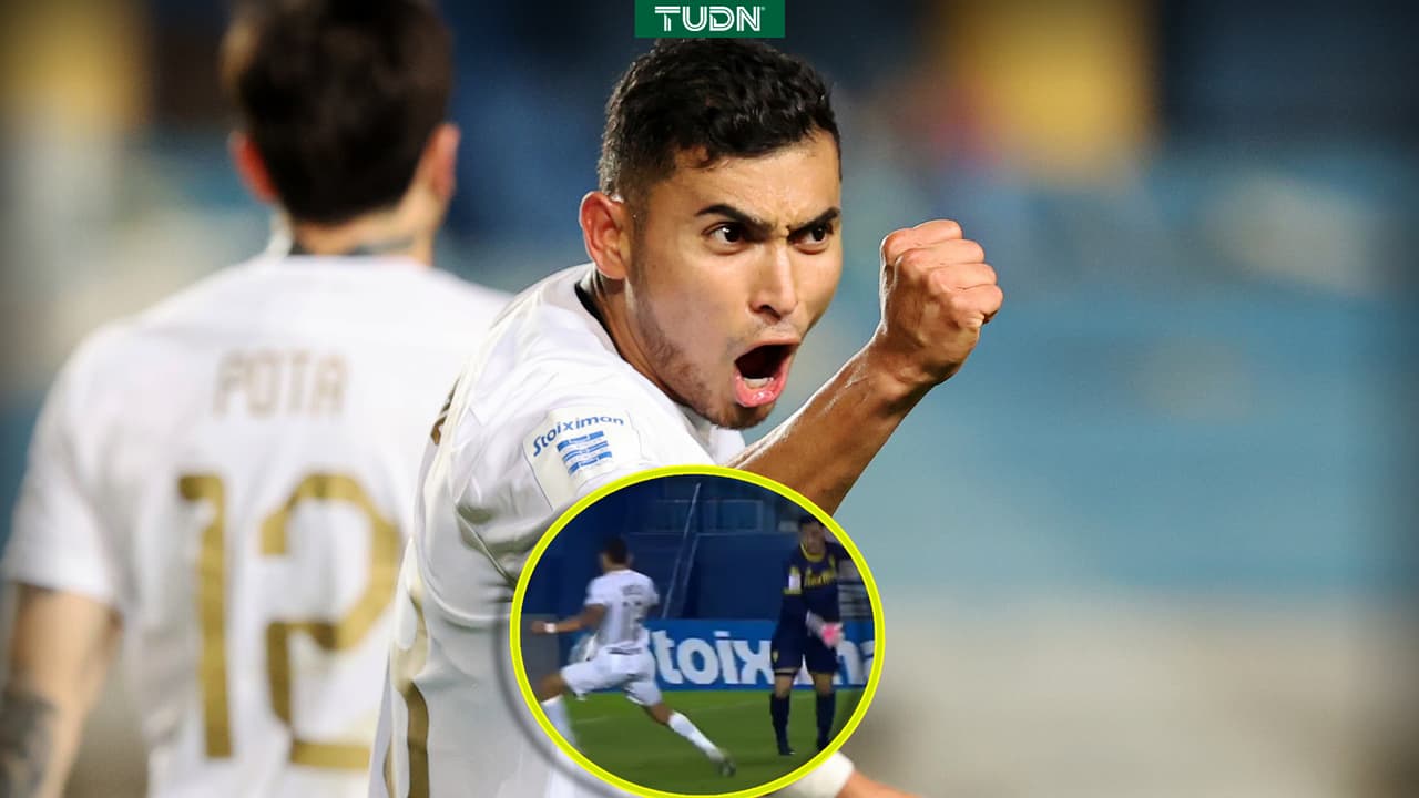¡Encendido! Así fue el gol de Orbelín Pineda en la goleada en Grecia