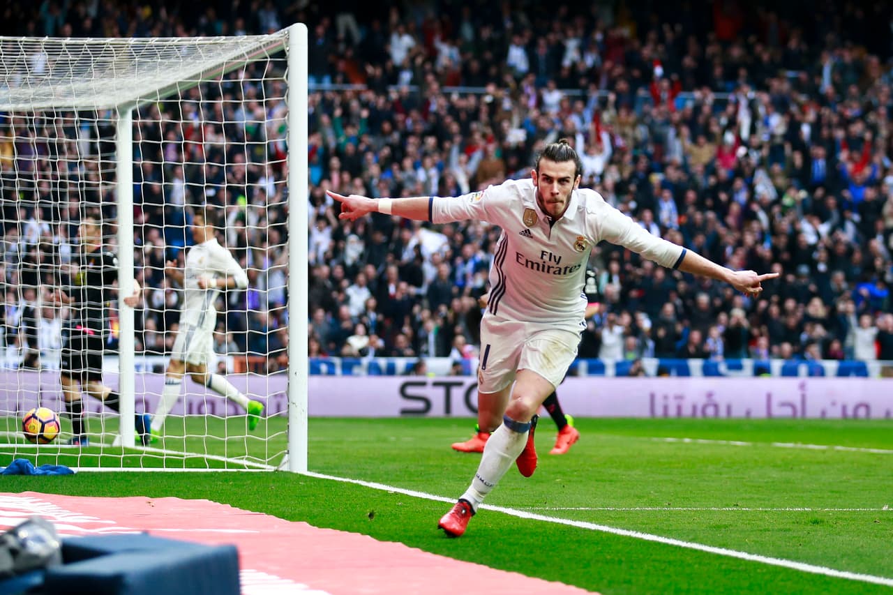 <b>7:</b> Gareth Bale, de Real Madrid con 94.