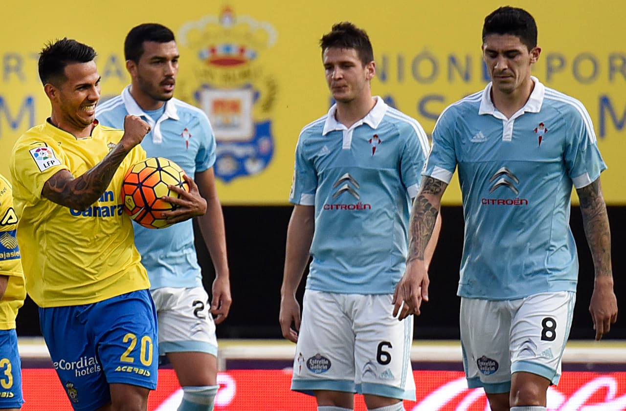 Las Palmas gana de último minuto al Celta
