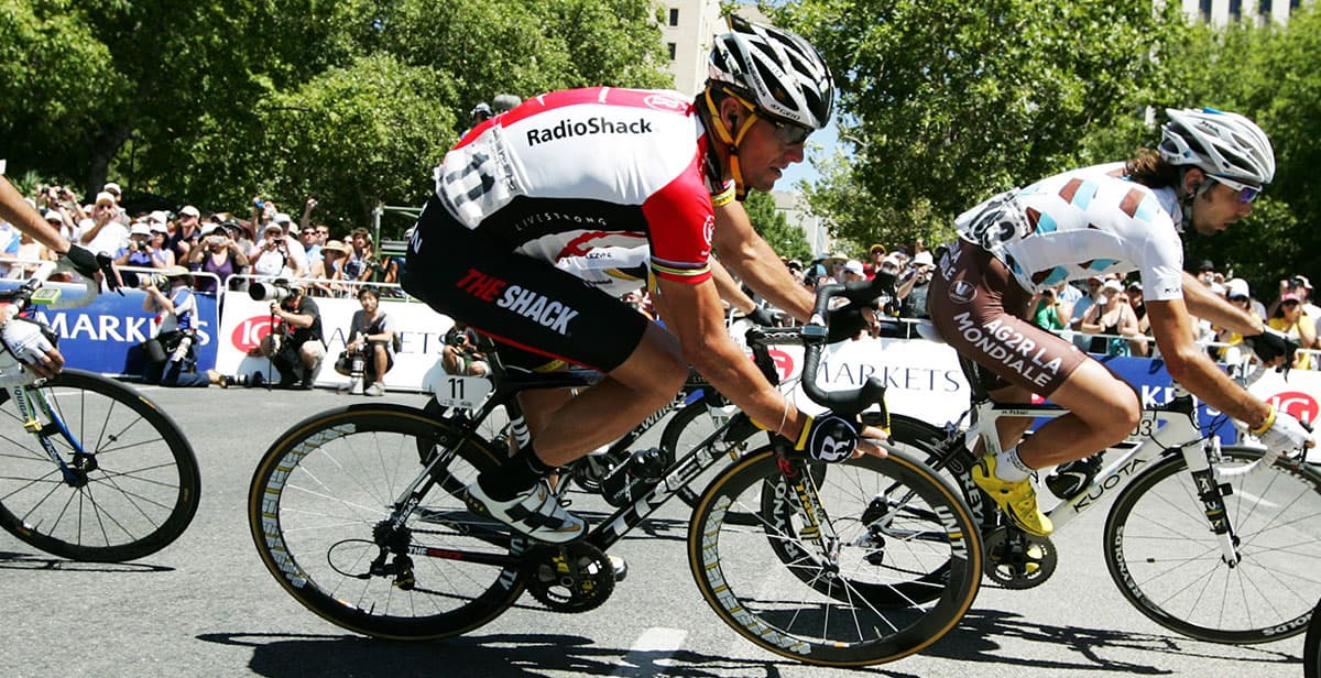 La ultima competencia internacional de primer nivel para Lance Armstrong fue el Down Under de 2011, año de su retiro definitivo del ciclismo.