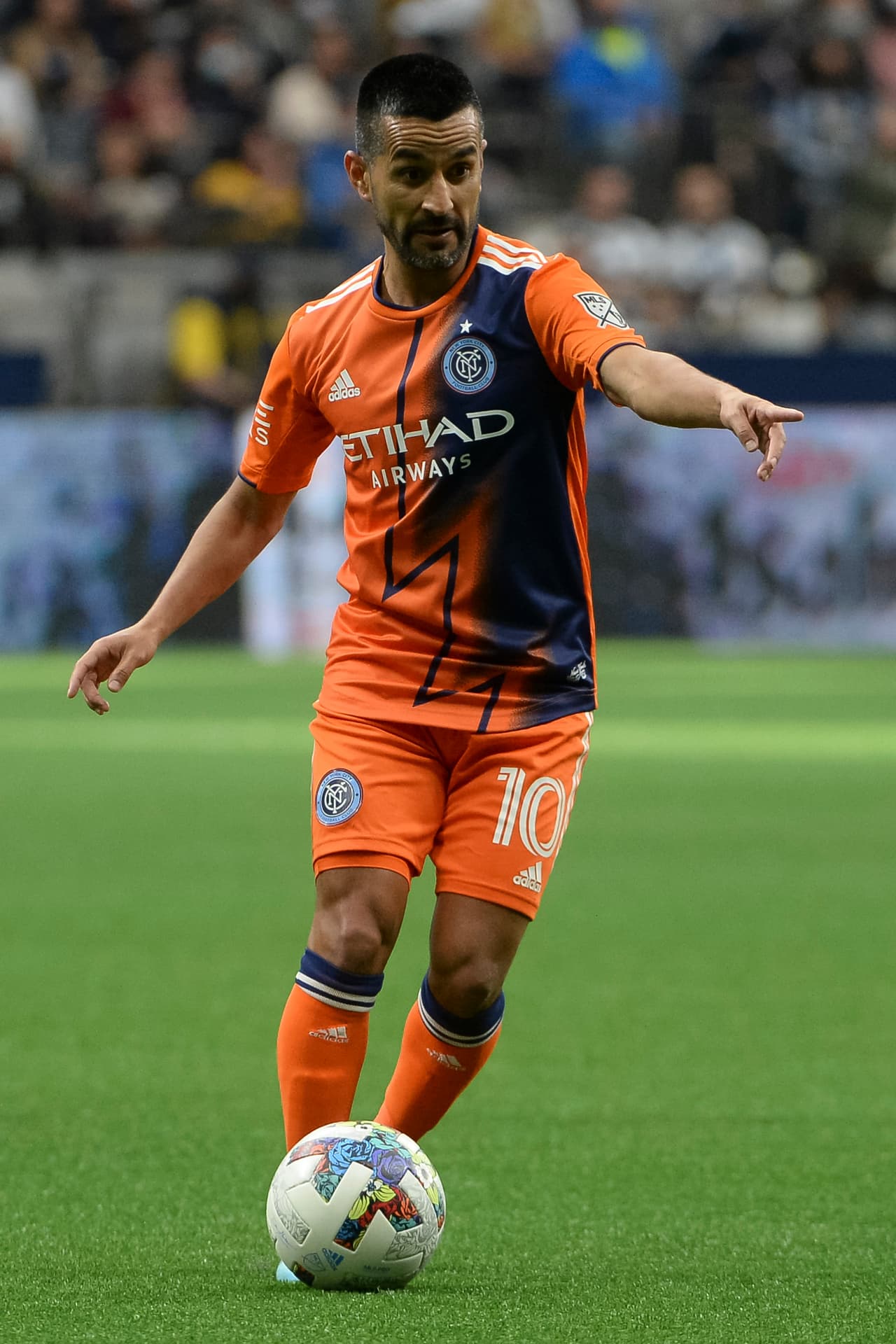 Desde su arribo en 2017, Moralez fue uno de los futbolistas más importantes del NYCFC, donde brilló como Jugador Franquicia.