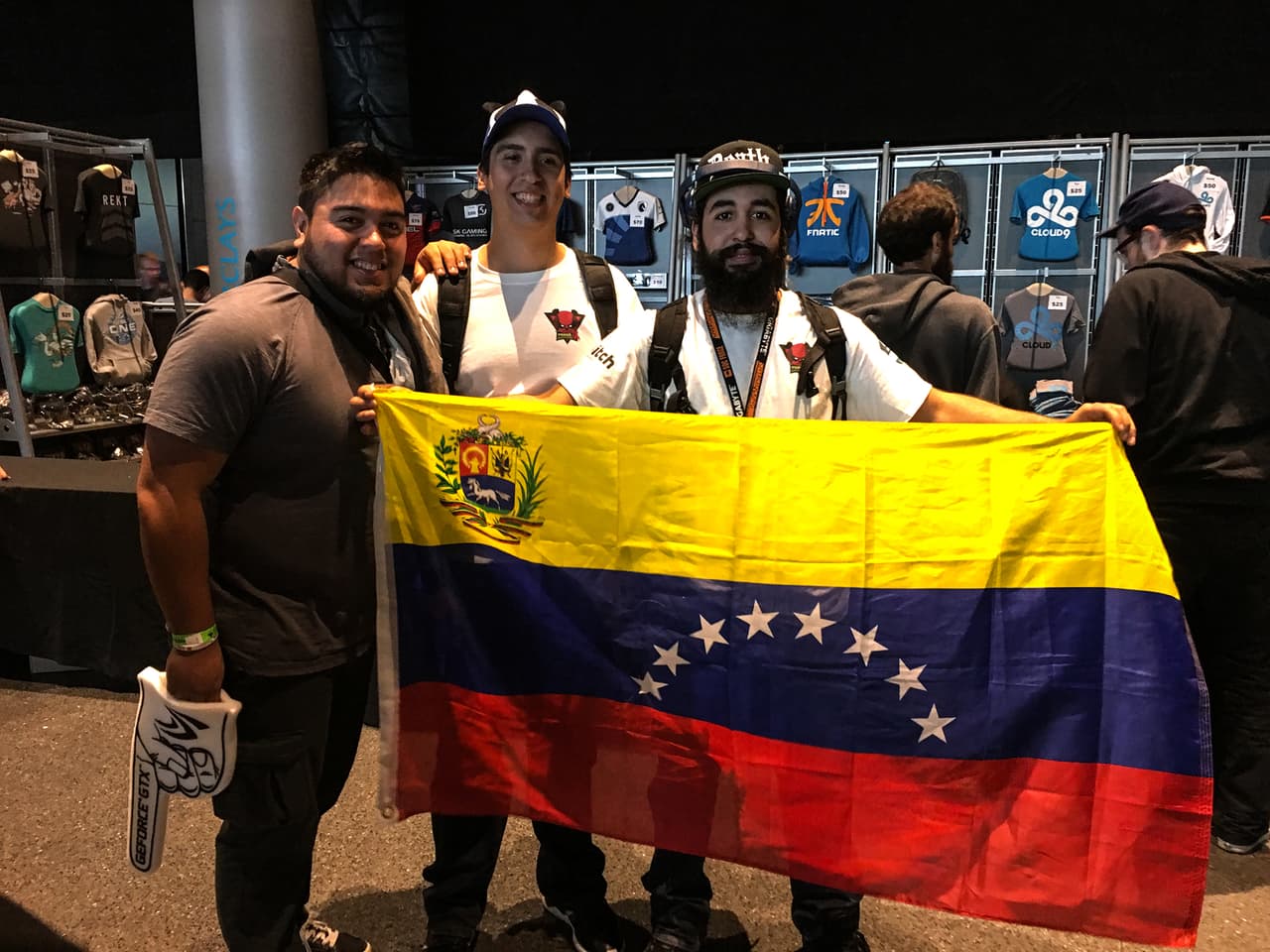 Fanáticos en la ESL One: New York