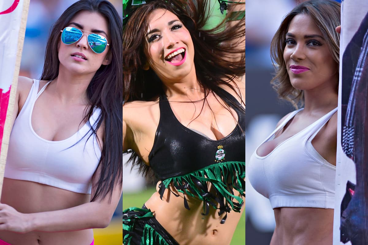 La belleza de las porristas en la fecha 15