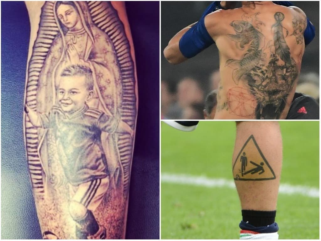 Los tatuajes en los futbolistas son más que simples pinturas que llevan en su piel. Cada uno tiene una historia y refleja algo de la personalidad de los jugadores en la cancha.