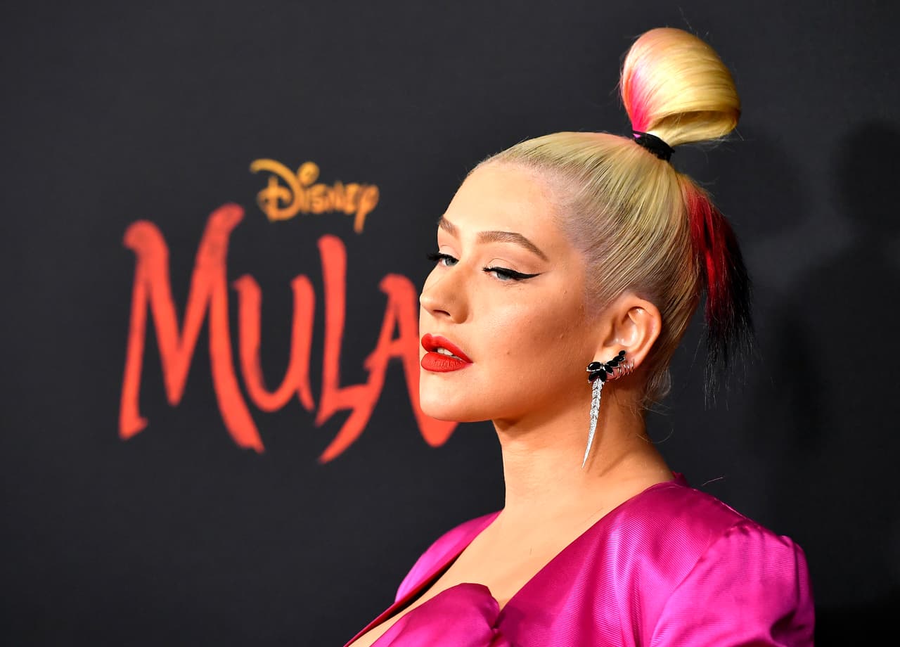 Cuando Aguilera se adentró al mundo del espectáculo era muy delgada.