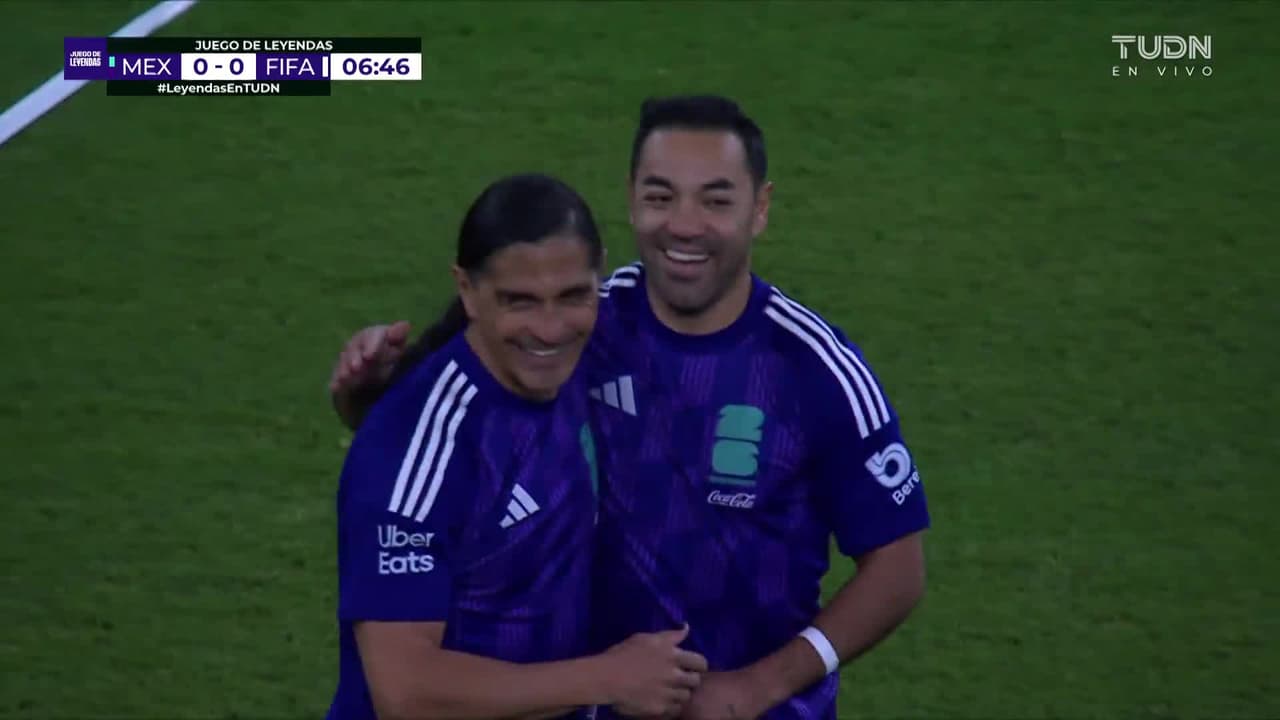 ¡Gol de México! Palencia hace la primera anotación en el juego de leyendas