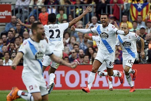 El Depor se recordó que necesitaba un punto y los otros partidos ayudaban a su salvación. Lucas y Salomao empataron increiblemente el partido.