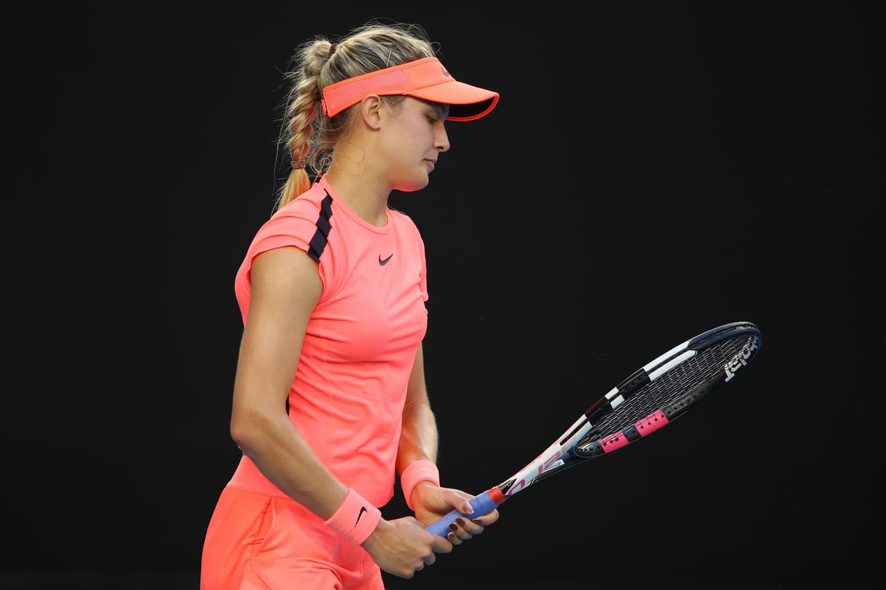 La canadiense Eugenie Bouchard también se despidió en segunda ronda, aunque por su belleza ha llamado la atención del tenis. Incluso, muchos creen que se inclinará al modelaje.