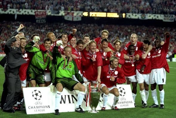 Cómo no recordar la intensa Final de 1999, cuando Manchester United vino de atrás en los últimos minutos y derrotó 2-1 al Bayern Munich.