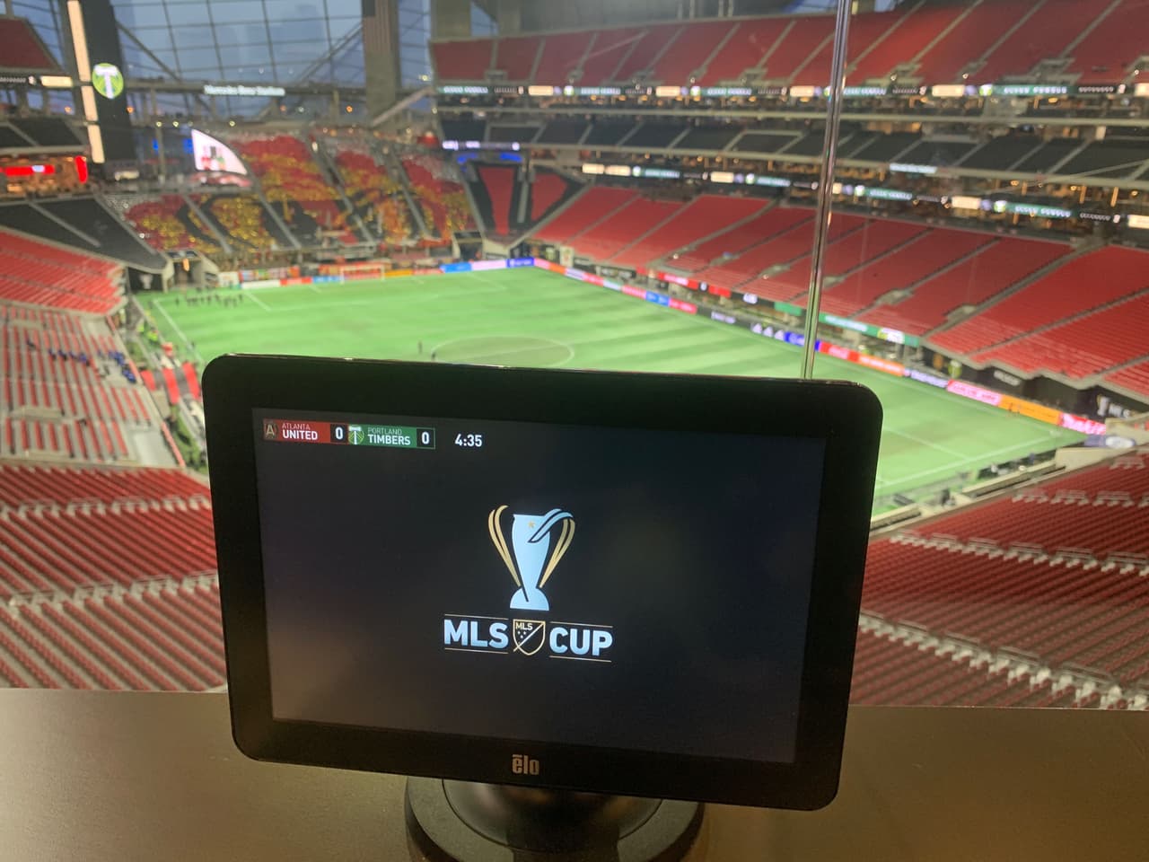 Todo preparado para la MLS Cup entre Atlanta United FC y Portland Timbers en el Mercedes-Benz Stadium. (FutbolMLS.com)