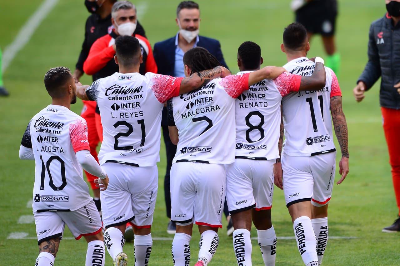 Javier Correa y Mauro Quiroga fueron los encargados de marcar en el entrenido empat que nos brindaron el Atlético San Luis y el Atlas.