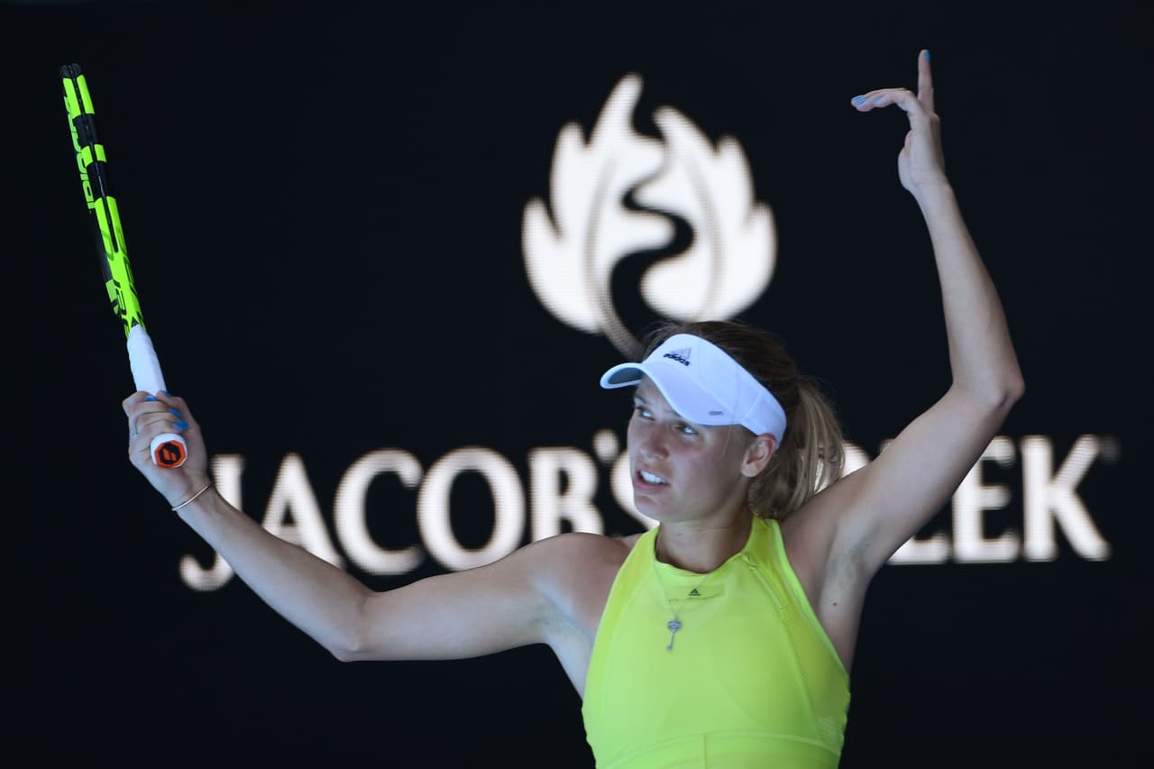 La danesa Caroline Wozniacki es otra de las bellas que sigue en Australia. La exnúmero uno mundial, con sus ojos azules, sonrisa seductora y cuerpo torneado, reúne capacidad y belleza.