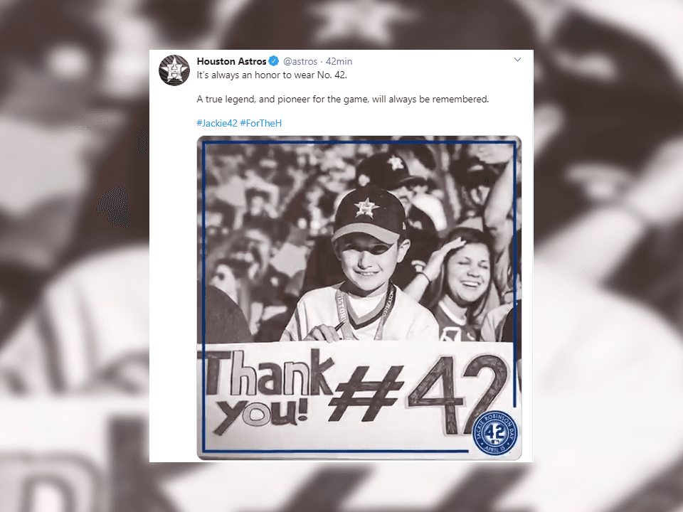 Hace 16 años se creó el día de Jackie Robinson para celebrar la diversidad dentro del terreno de juego en la MLB. Debido al covid-19, los juegos quedaron pospuestos, pero esto no impide a equipos recordarlo.