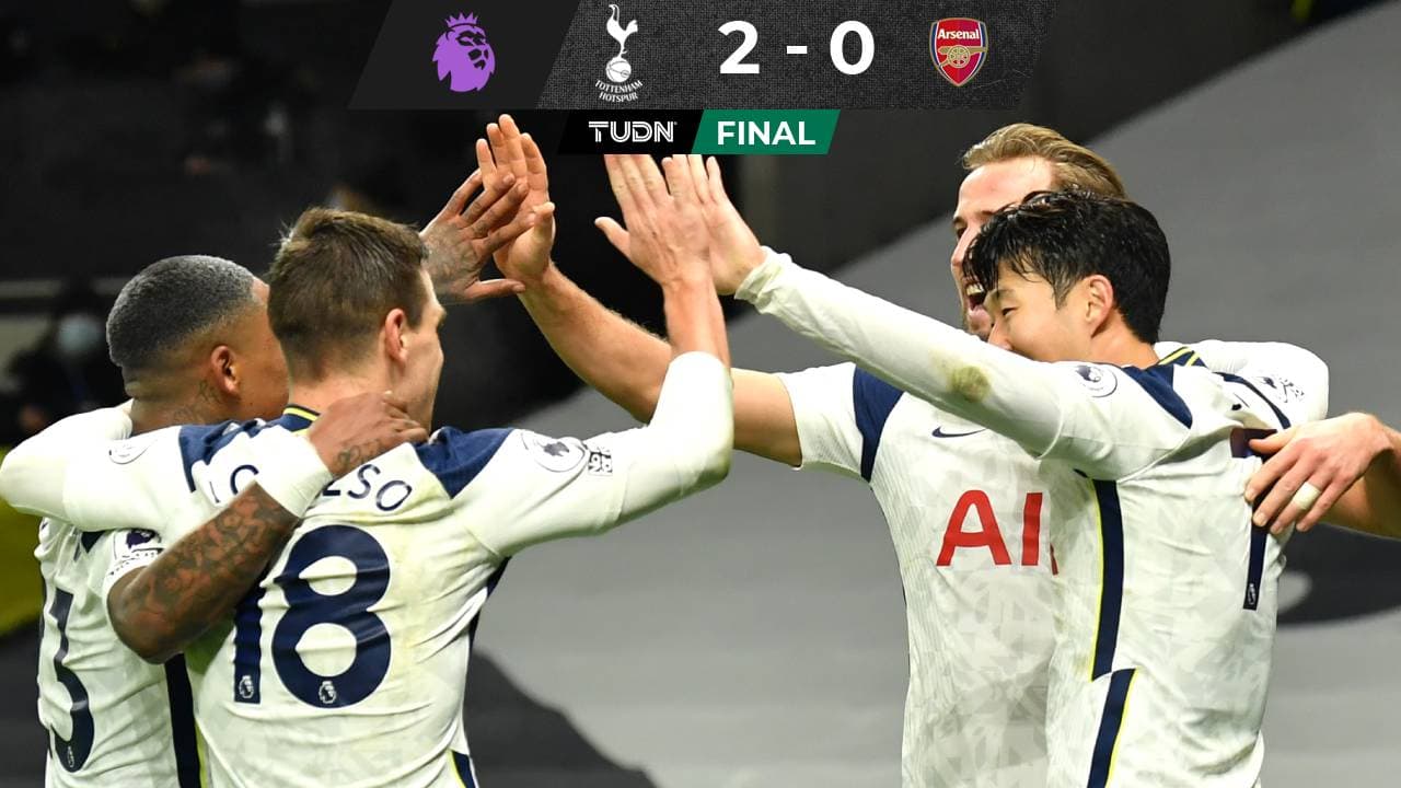 Tottenham vence al Arsenal 2-0 en el Derbi de Londres