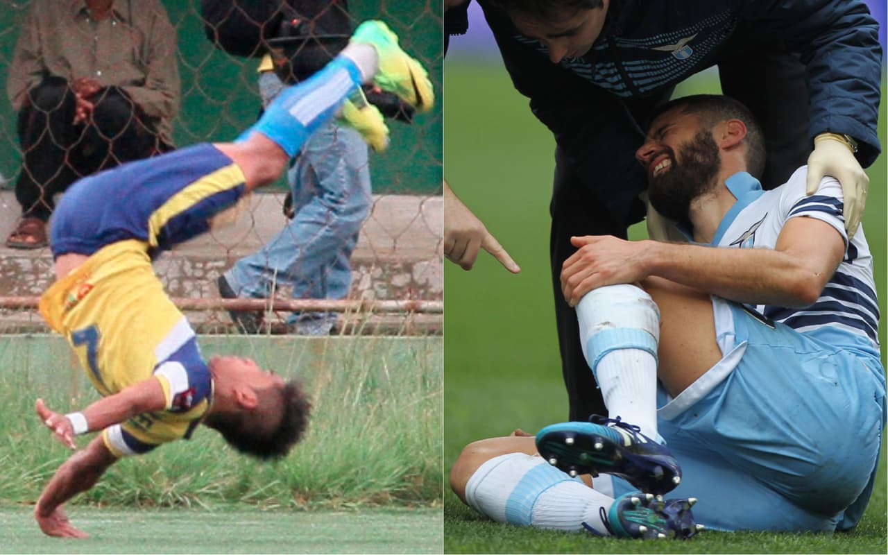 El momento más alegre del fútbol es el gol y sus celebraciones deberían ser sinónimo de buenos recuerdos, pero en algunos casos desembocaron en lesiones e incluso en tragedias personales.