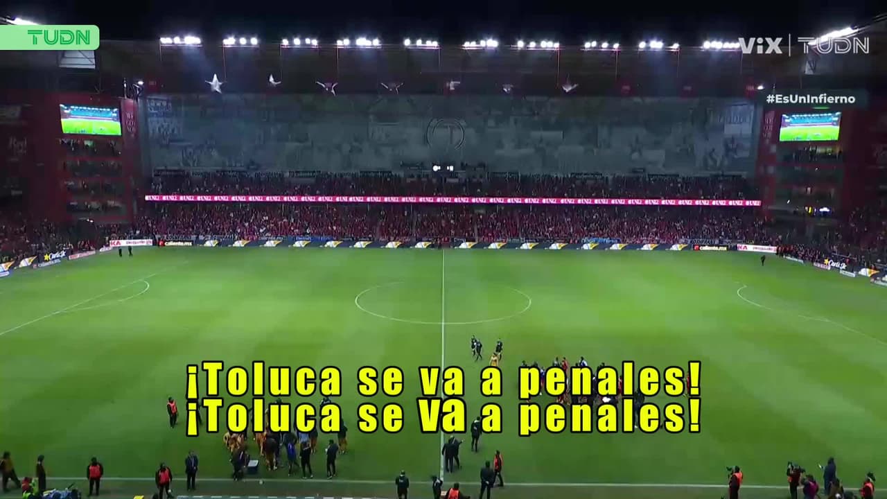¡Toluca se va a penales! Todo se define desde los 11 pasos