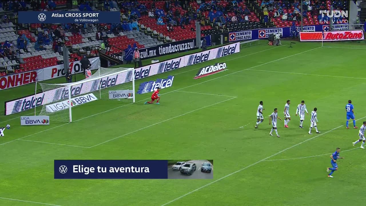 ¡TIRO ATAJADO! disparo por Santiago Giménez.