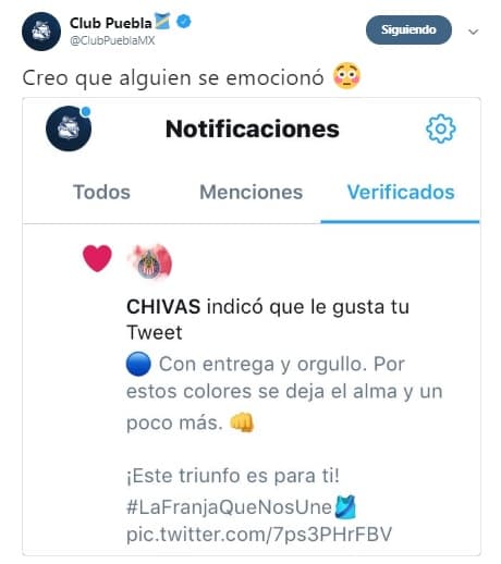 La cuenta de Twitter de La Franja exhibió la imagen.