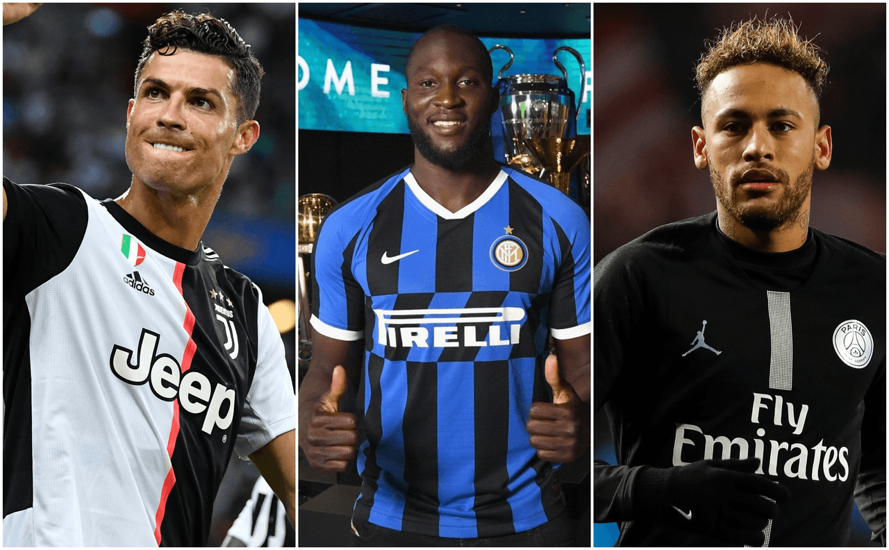 Romelu Lukaku, nuevo jugador del Inter, entró en el podio de los más caros.