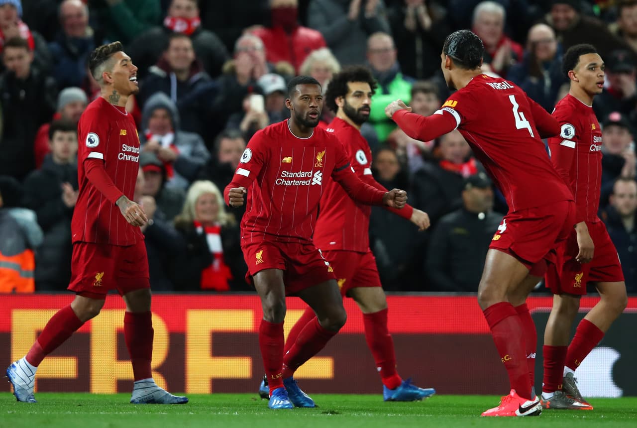 Alexander Arnold mandó centro y Wijndaldum puso el 1-0.