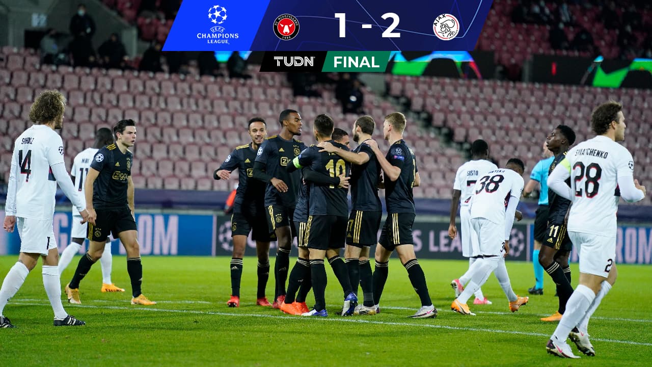 Edson Álvarez tuvo minutos y el Ajax se impuso en Dinamarca