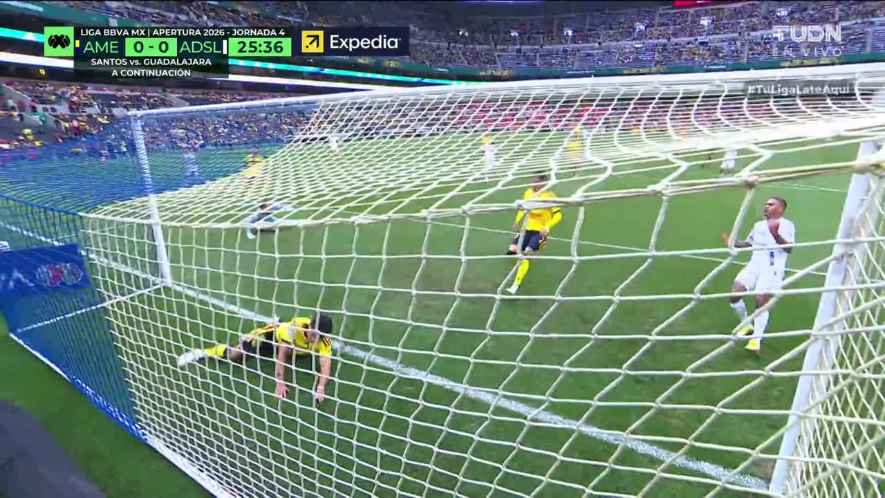 ¡GOL!  anota para América. Raphael Veiga