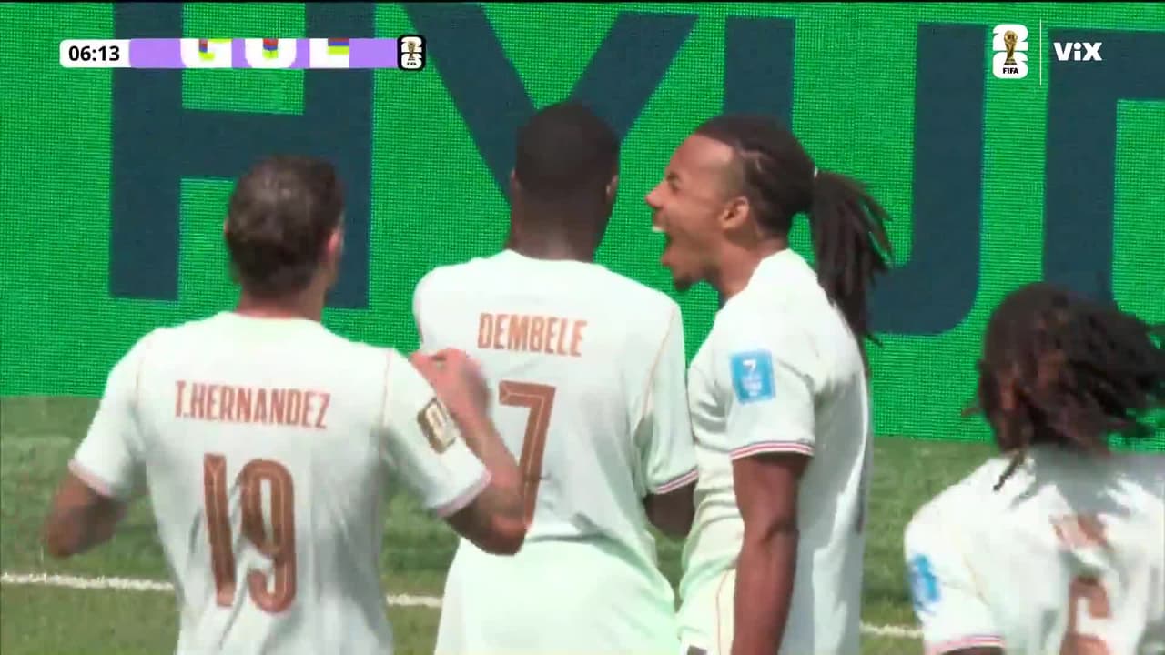 ¡Dembélé abre el marcador! Francia golpea temprano en Boston