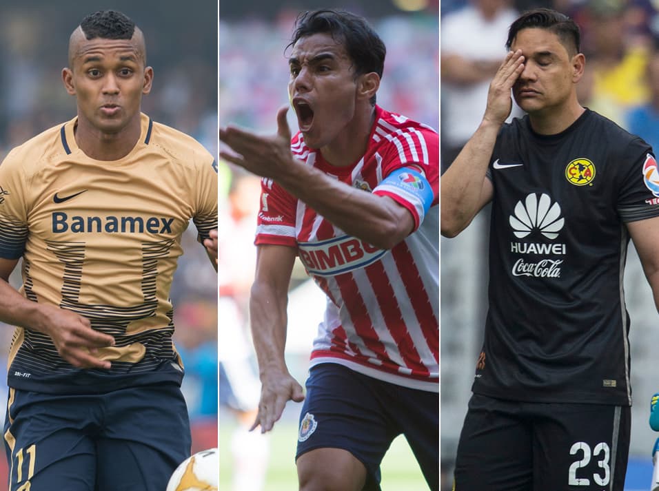Entrando al último tercio del Clausura 2016 llega el momento de presentar los casos de jugadores que arrancaron bien el torneo y ahora su nivel ha venido a la baja.