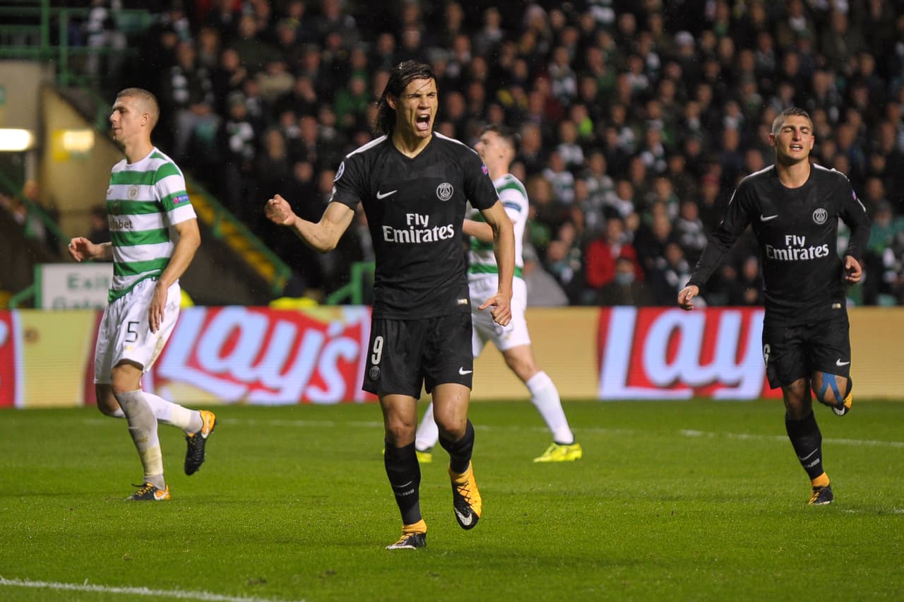 El uruguayo Edinson Cavani marcó dos de los goles en el arranque del tridente goleador junto a Neymar y Mbappe. Es uno de los goleadores del torneo por ahora.