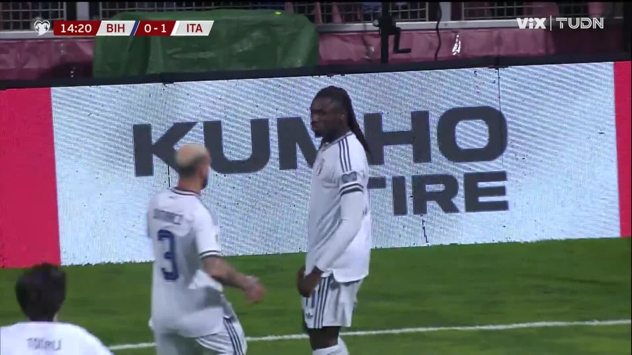 ¡Gol de Italia! Moise Kean hace 0-1 vs. Bosnia y están en el Mundial 2026
