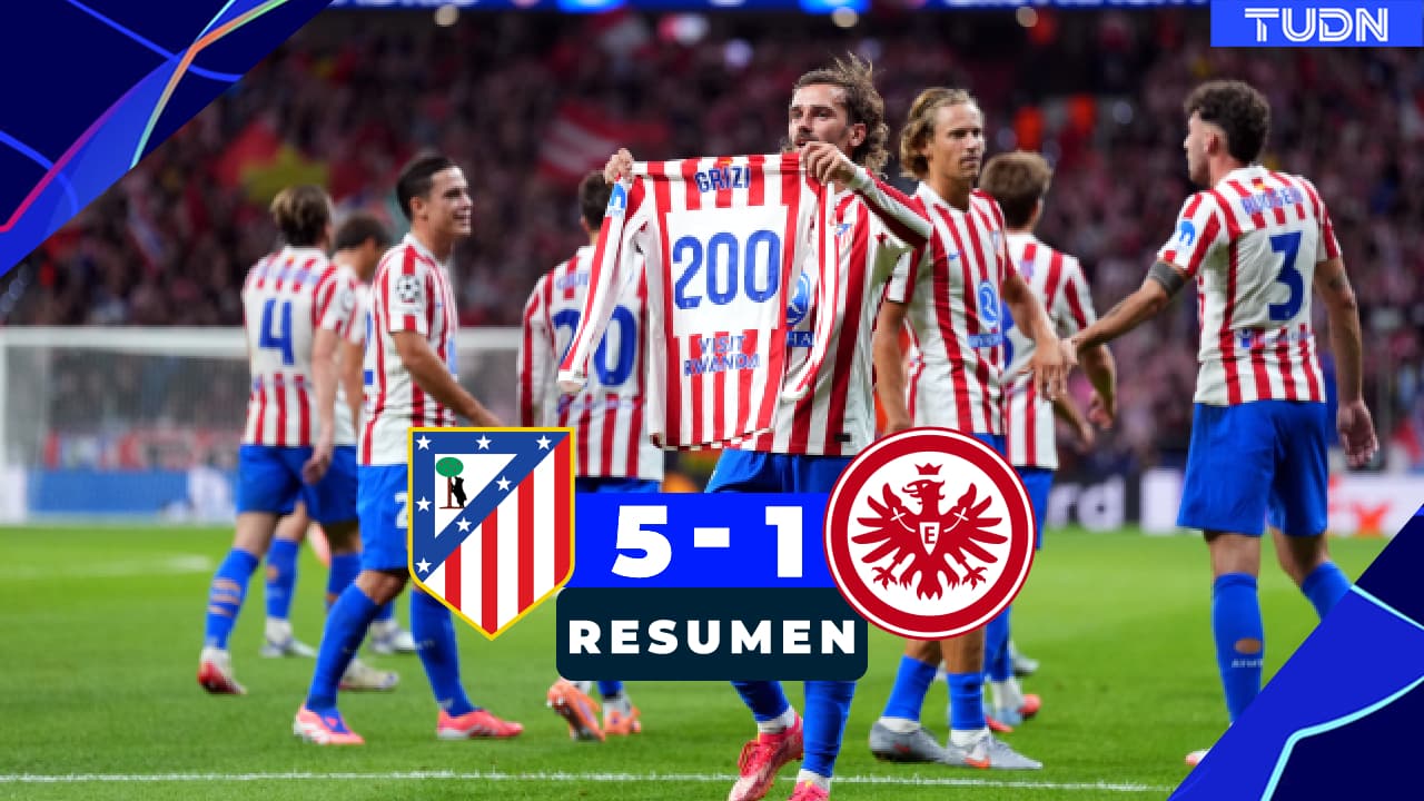 Resumen | Atlético, sin piedad ante Frankfurt en Champions