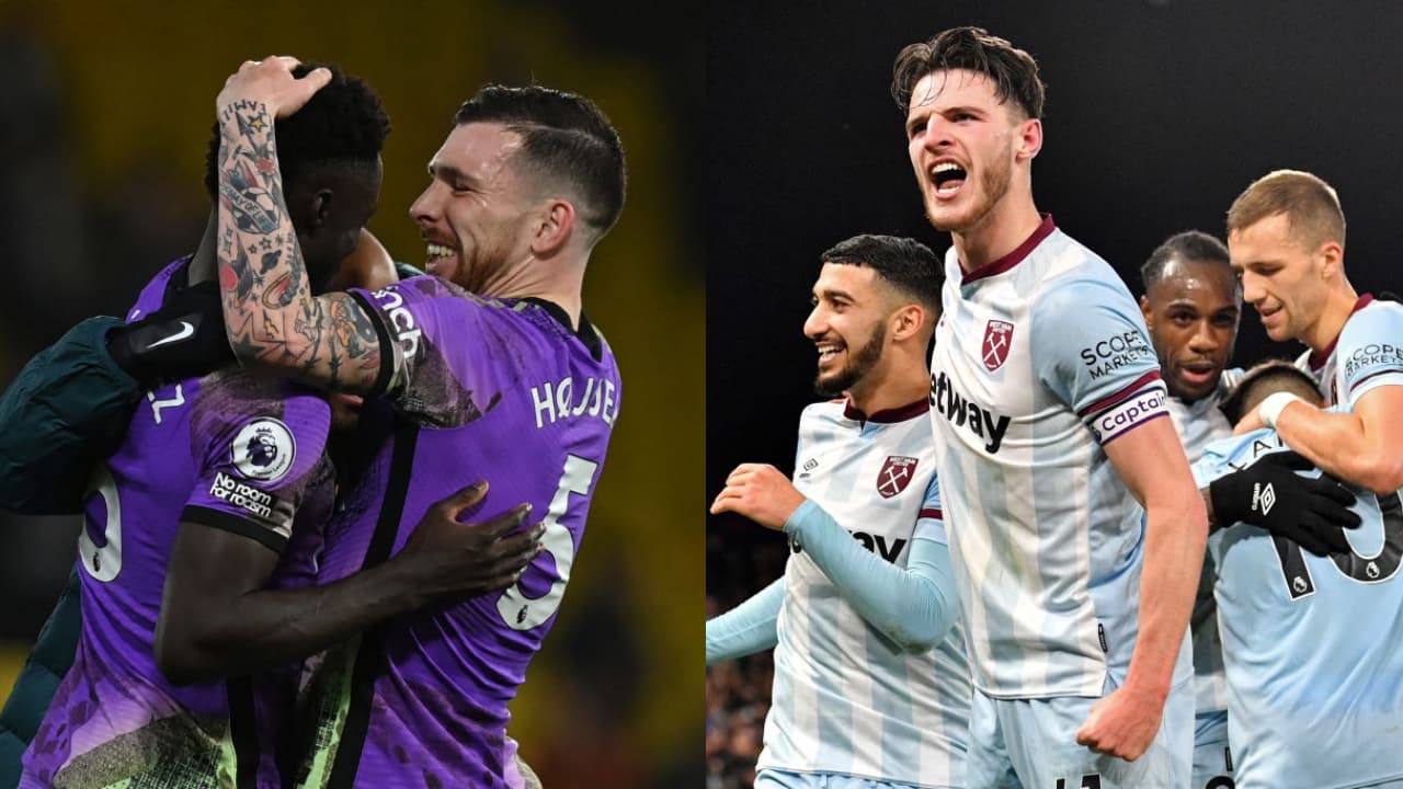 Tottenham triunfa por la mínima y West Ham derrota al Crystal Palace | Los 'Spurs' rescataron puntos en los últimos minutos del encuentro, mientras que los 'Hammers' golean como visitante durante la J21.
