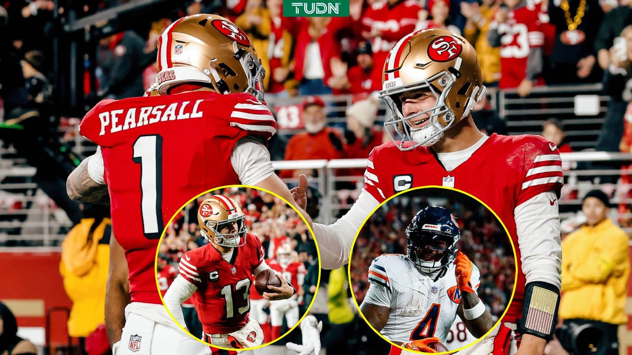 San Francisco 49ers se imponen en partidazo a Chicago Bears