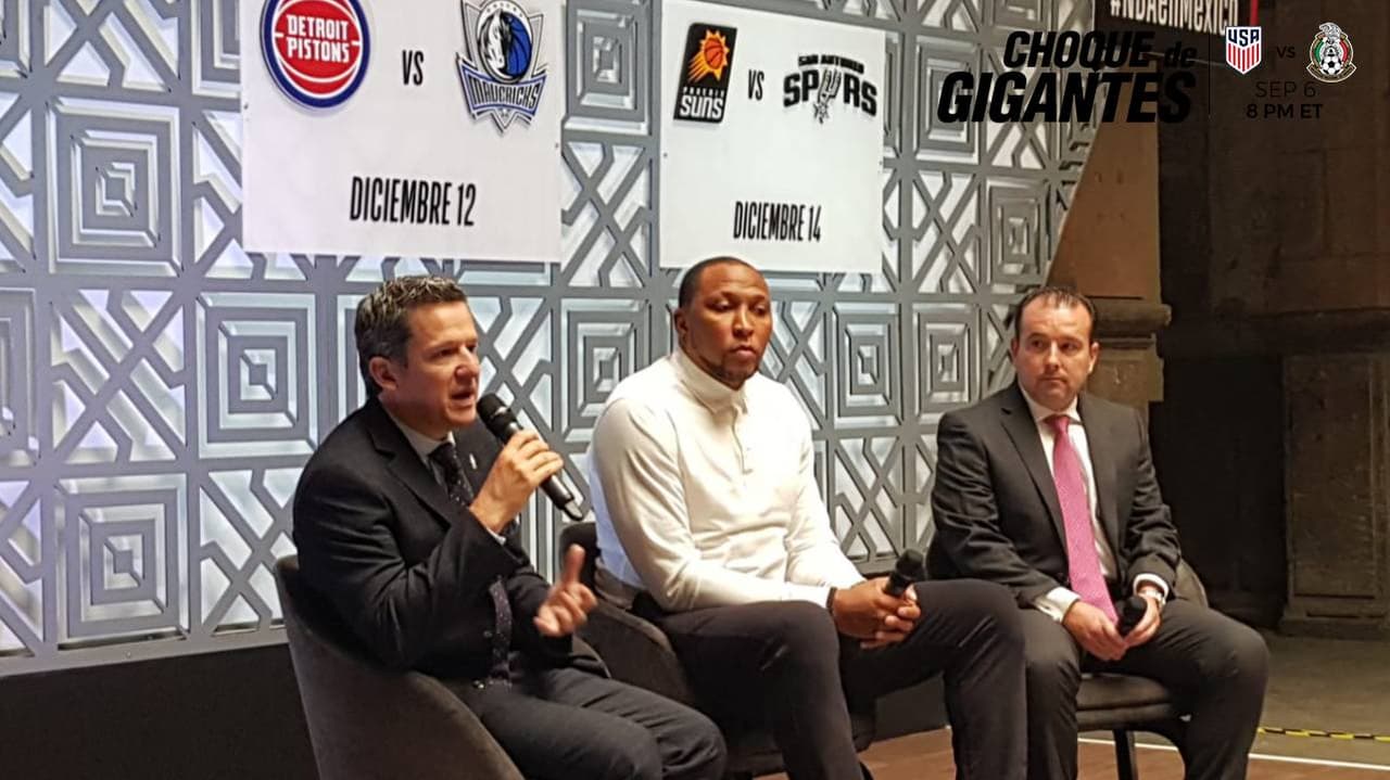 Por primera vez cuatro equipos de NBA jugarán en México