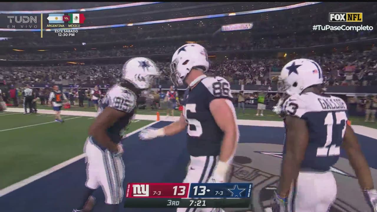 ¡Se reivindica! Prescott conecta con Schultz en la zona de anotación