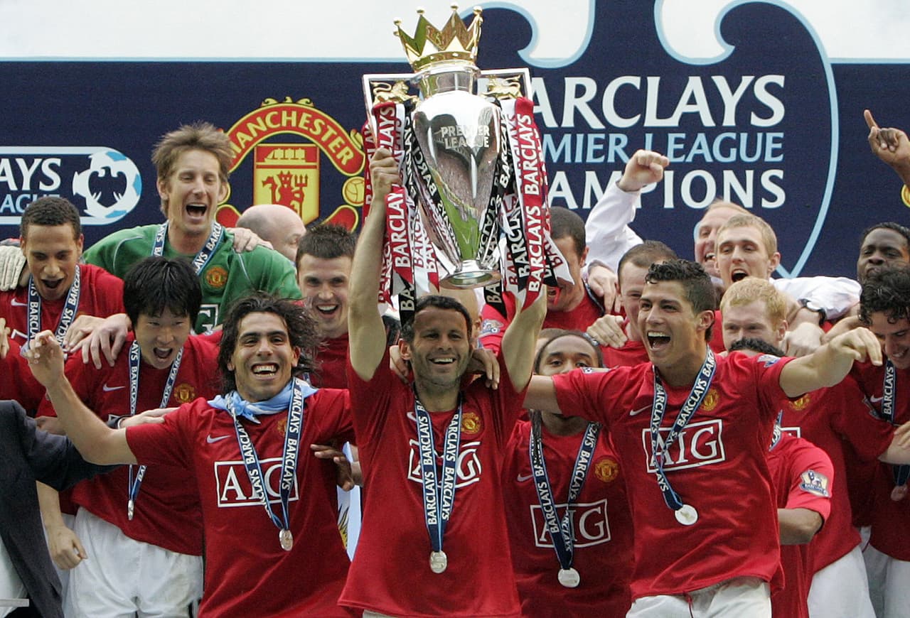 9. Manchester United (2007/2008): un equipo muy superior a sus rivales en aquella Premier League, con jugadores de talla mundial como Edwin van der Saar, Nemanja Vidic, Paul Scholes, Ryan Giggs, Wayne Rooney.